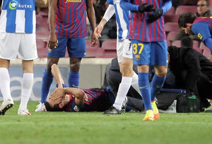 نجوم برشلونة يتألمون